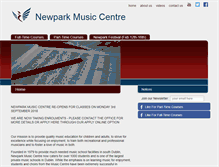 Tablet Screenshot of newparkmusic.ie